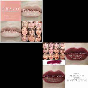 LipSense Bravo Mulled Wine Fire Opal Bravo Opal Gloss Orchid Gloss Matte Gloss